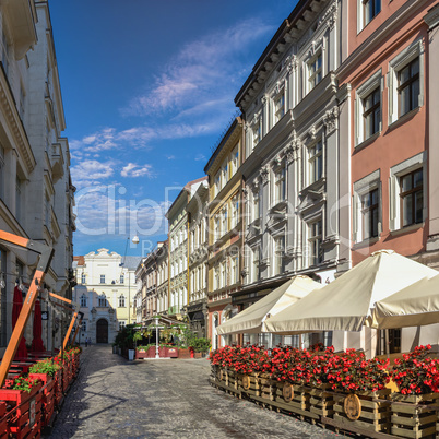 The old town in Lviv, Ukraine