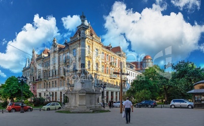 The old town in Lviv, Ukraine