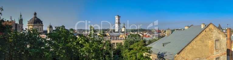 The old town in Lviv, Ukraine