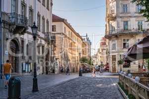 The old town in Lviv, Ukraine
