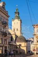 The old town in Lviv, Ukraine