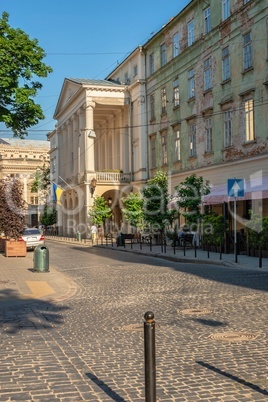 The old town in Lviv, Ukraine