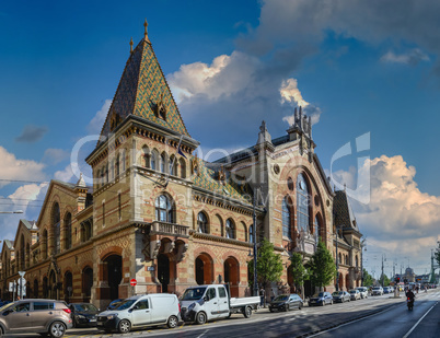 Central market in Budapest, Hungary