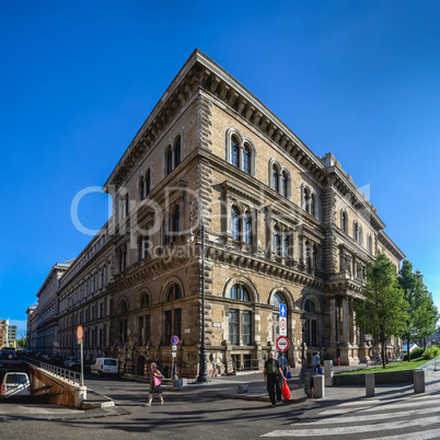 Streets of the old town of Budapest, Hungary