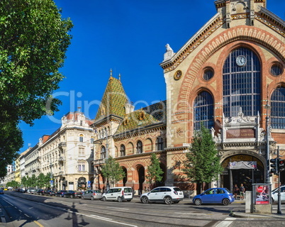 Central market in Budapest, Hungary