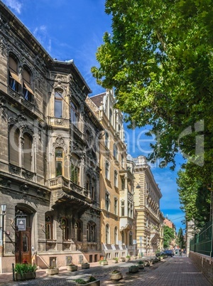 Streets of the old town of Budapest, Hungary