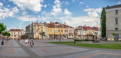Market square in Drohobych, Ukraine