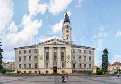 Town Hall in Drohobych, Ukraine