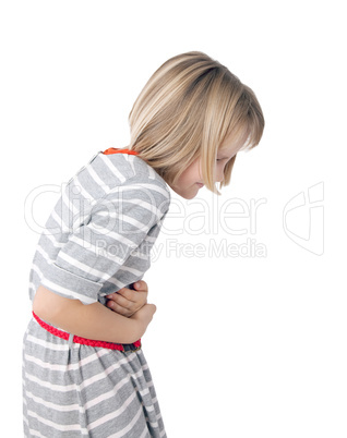child with stomach ache
