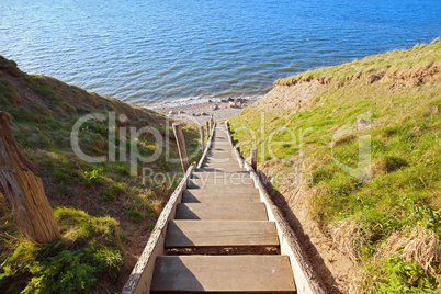 stairway to a beach