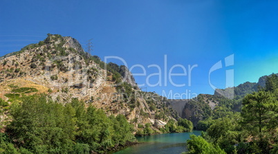 Mountains in Green Canyon, Turkey