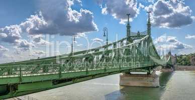 Liberty Bridge in Budapest, Hungary