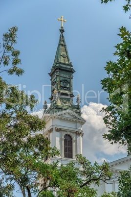 Assumption church in Budapest, Hungary