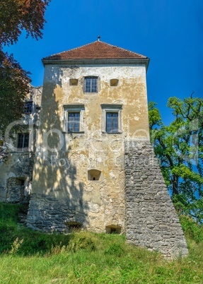 Svirzh Castle in Lviv region of Ukraine