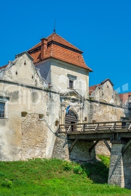 Svirzh Castle in Lviv region of Ukraine