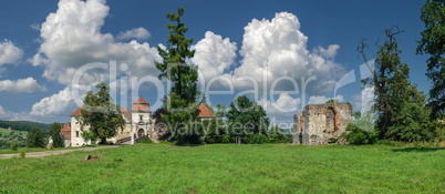 Svirzh Castle in Lviv region of Ukraine