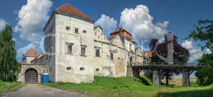 Svirzh Castle in Lviv region of Ukraine