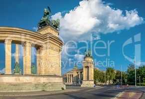 Monument to the Millennium of Hungary in Budapest