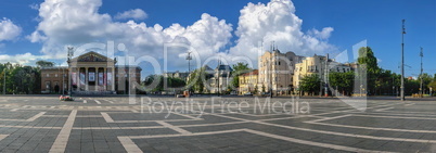 Heroes Square in Budapest, Hungary