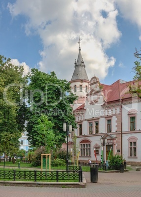 Streets of the old town of Ivano-Frankivsk, Ukraine