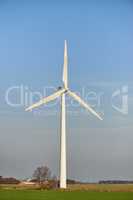 Windmill. Windmill - real alternative energy.