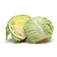 Double the goodness. Shot of a fresh cabbage.