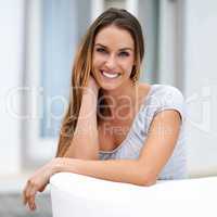 Positivity can change your life. A portrait of a happy young woman enjoying the outdoors.