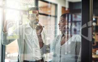 Being able to see problems differently is a valuable skill. Cropped shot of businesspeople discussing ideas.