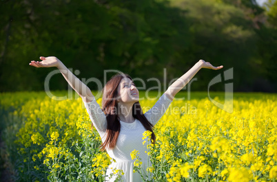 girl in a rape field