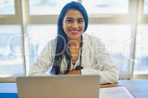 Researching to ensure she gets the diagnosis right. Portrait of a female doctor working on a laptop in her office.