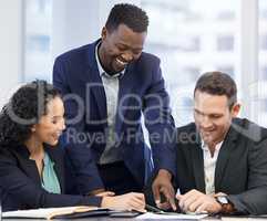 Thats what youre looking for. Cropped shot of a group of white collar workers meeting in the boardroom.