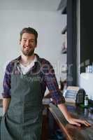 We serve only the best coffee. Cropped portrait of a young man standing in his coffee shop.