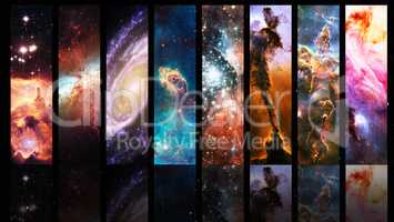Shot of an array of varying astronomical phenomena- ALL design on this image is created from scratch by Yuri Arcurs team of professionals for this particular photo shoot