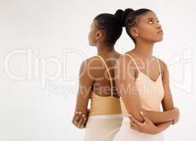 am sad, but not hopeless. Studio shot of a young ballet dancer having a stressful day in a dance studio.