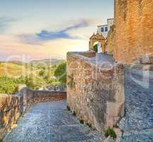 Ronda - the ancient city of Ronda, Andalusia. The beautiful old city of Ronda, Andalusia, Spain.