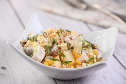 Chicken salad with pineapple