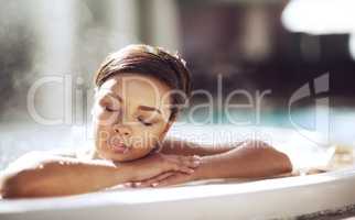 Today is for being pampered. Shot of a beautiful young woman at the beauty spa.