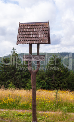 Blick auf den großen Beerberg.