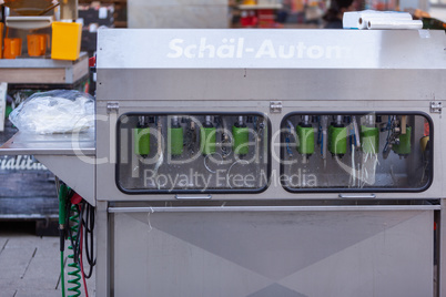 Spargel Schäl-Automat