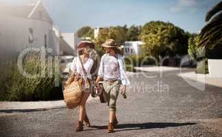 Out for some fresh air. an affectionate young couple walking through a residential area.