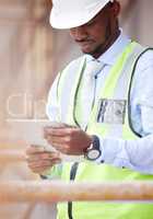 Opportunities dont happen, you create them. a young man working on a construction site outside.