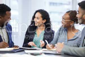 Thats very interesting. a group of white collar workers meeting in the boardroom.