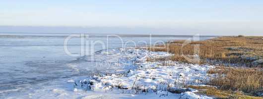 Danish Winter landscape by the coast of Kattegat. Photos of Danish winter by the coast of Kattegat.