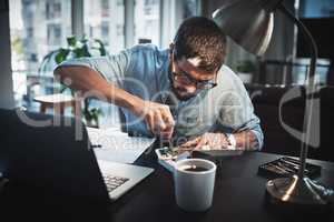 This will be my greatest invention. a young engineer working from home.