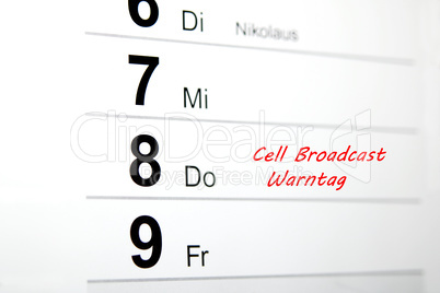 cell broadcast